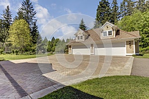 Outstanding country residence with a garage.