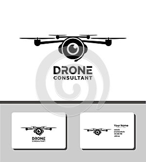 Outstanding logo template design for drone consultant companies