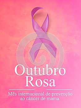 Outubro Rosa - MÃÂªs da conscientizaÃÂ§ÃÂ£o do cÃÂ¢ncer de mama de outubro photo