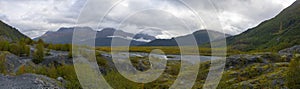 Outwash Plain in Kenai Fjords National Park, Alaska, USA