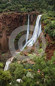 Ouzoud Waterfalls or Cascades d`Ouzoud in Morocco