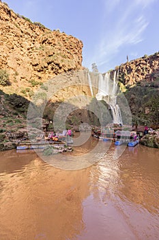 Ouzoud Waterfalls in the Grand Atlas village of Tanaghmeilt