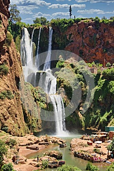 Ouzoud waterfalls in Morocco