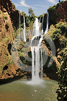Ouzoud waterfalls in Morocco