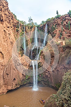 The Ouzoud Waterfalls in Morocco