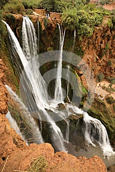 Ouzoud Waterfalls near the Tanaghmeilt village, Grand Atlas, Morocco