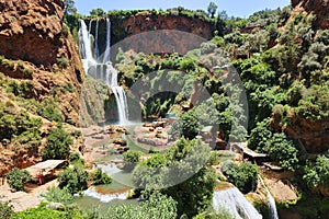 Ouzoud waterfalls in North Africa