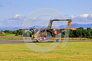 OV-10B Bronco classic airplane