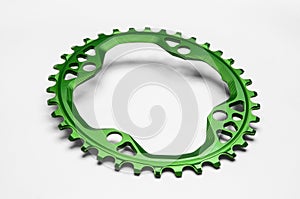 Oval bicycle chainring