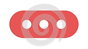 Oval Button Icon Vector Graphic, UI Control Element, vector design Generative AI