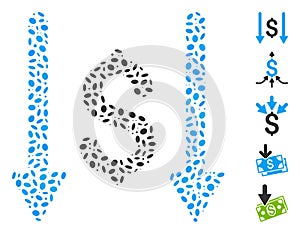 Oval Collage Receive Money