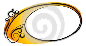 Oval Decorative Web Page Logo