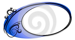 Oval Decorative Web Page Logo