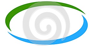 Oval, ellipse empty, blank circular banner shape. Oval, ellipse frame, border