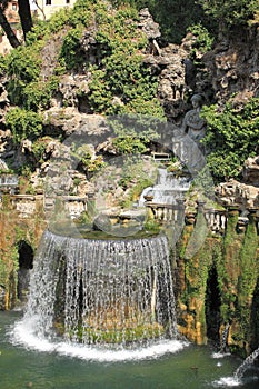 Oval Fountain in Villa dEste