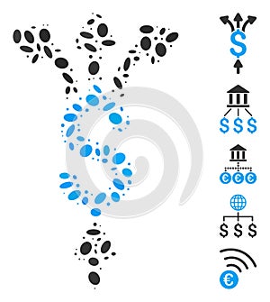 Oval Mosaic Divide Payments
