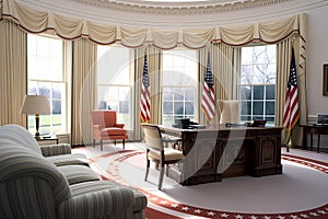 oval office in the white house