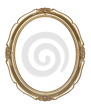 Oval photo frame (clipping path) photo