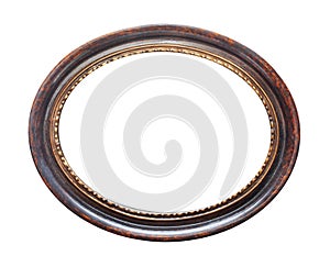 Oval picture frame