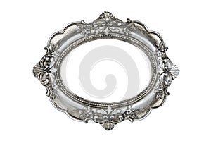 Oval picture frame