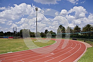 Oval Running Track