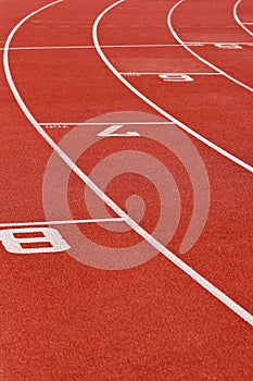 Oval Running Track