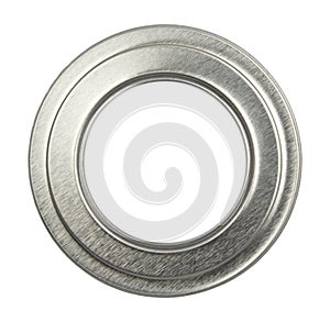 Oval silver picture frame