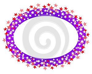 Oval Stars Border or Logo 2