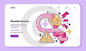 Ovarian torsion as a disadvantage of In vitro fertilization web banner