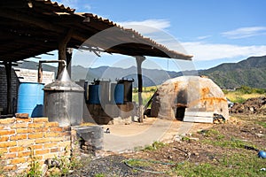 Oven, fermentation and distillation equipment to make artisanal tequila and raicilla. photo