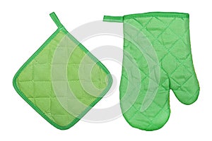 Oven glove and potholder