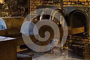 Cremation ovens in Auschwitz