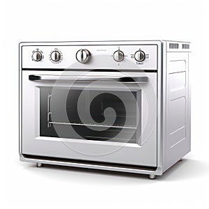 Oven isolated on white created with Generative AI
