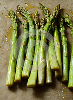 Oven roasted asparagus