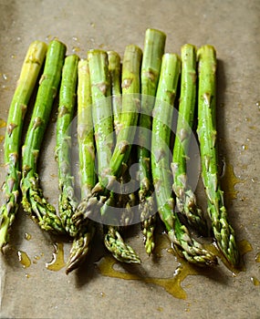 Oven roasted asparagus