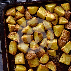 Oven Roasted crisp potatoes