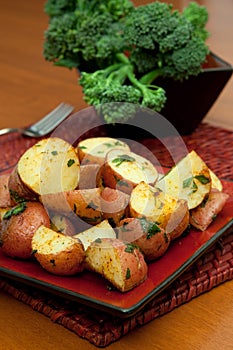 Oven Roasted Herbed Potatoes
