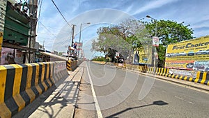 Over bridge shaheed chowk, katihar, Bihar. Empty during COVID 19 lockdown