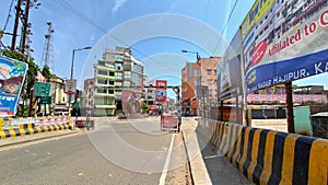 Over bridge shaheed chowk, katihar, Bihar. Empty during COVID 19 lockdown