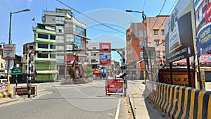Over bridge shaheed chowk, katihar, Bihar. Empty during COVID 19 lockdown