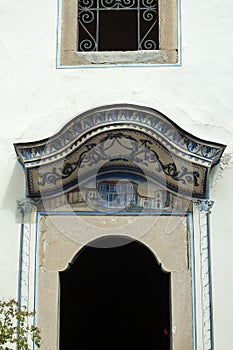 Over the door of the Renaissance house