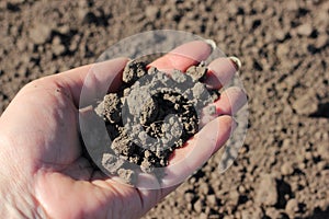 Over-dried soil