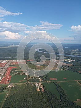 Over Huntsville Alabama