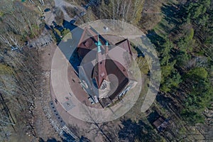 Over the Lutheran church of Mary Magdalene . Primorsk