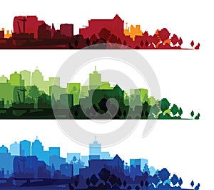 Over print cityscapes