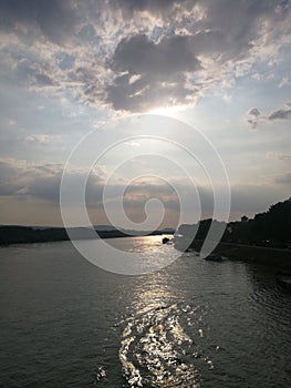 Over the River Danube in Bratislava, Slovakia