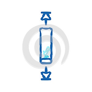 over scroll icon doodle illustration