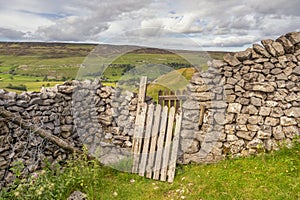 Over the stile in the Yorkshire Dales