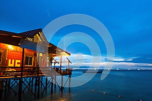 Over water bungalow