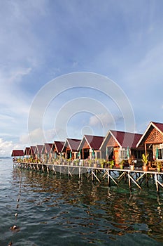 Over water bungalow